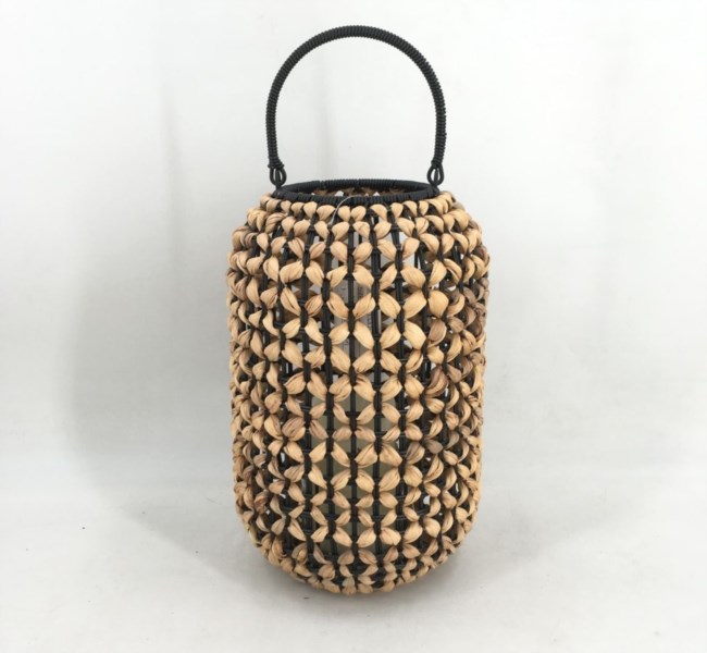 CL-7040 20 CM SİYAH ÖRME RATTAN FENER 